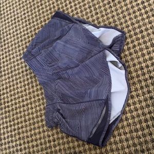 blue Lululemon shorts